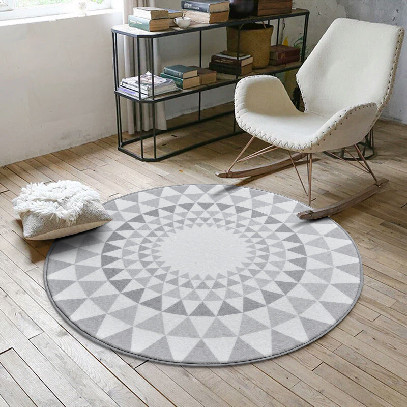 60x60cm Round Bathroom Rug Non-slip Soft Area Mat for Bath Bedroom Playroom 60x60cm Round Bathroom Rug Non-slip Soft Area Mat for Bath Bedroom Playroom